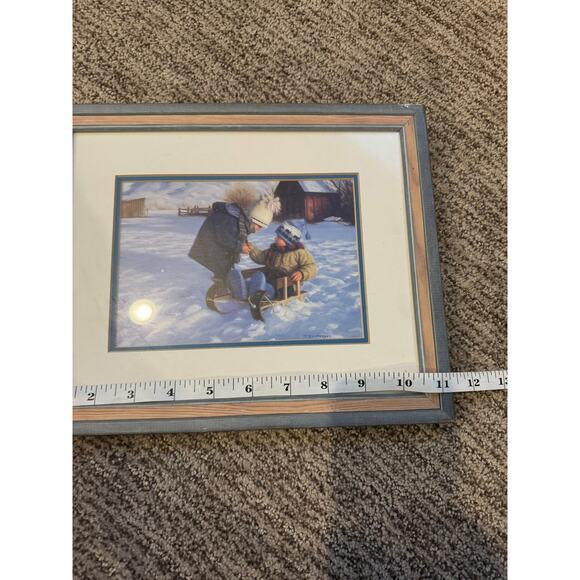 Robert Duncan- Cold Hands -Art Print 18" x 16" 1990 Farm - Picture 2 of 6